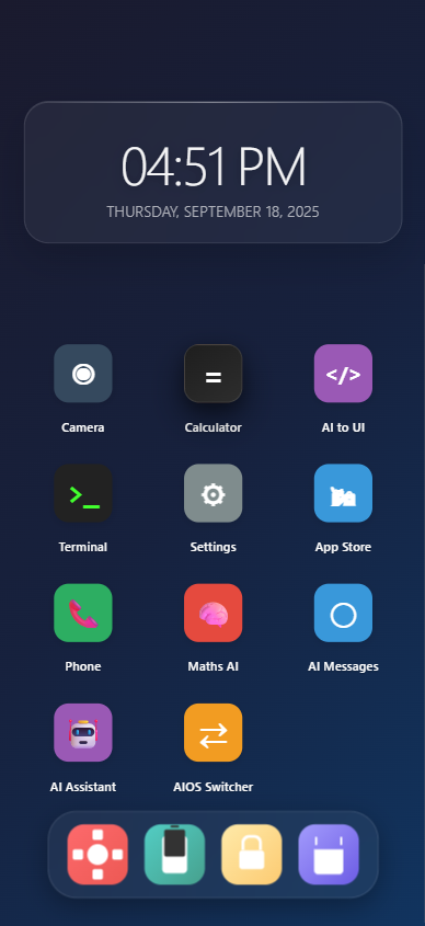 AIOS for iOS 26 jailbreaking with custom theme